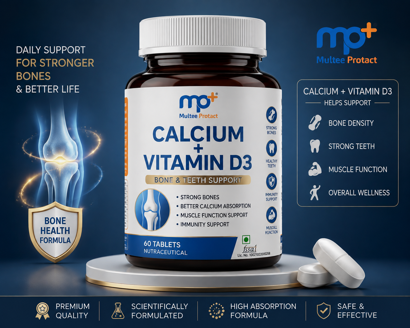 Multee Protact Calcium + Vitamin D3 product
