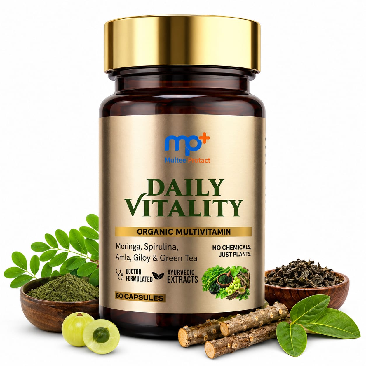 Daily Vitality 60 Capsules Bottle